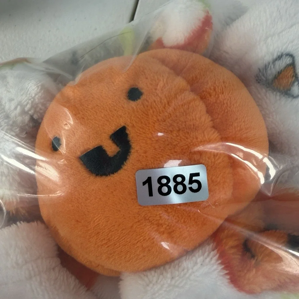 Little Me Pumpkin Halloween Lovey Security Blanket Bats Ghost Candy Corn Holiday
